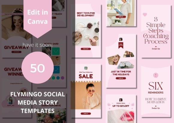 50 Flymingo Social Media Story Templates for Your Brand