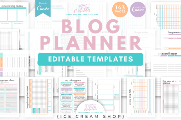 Blog Planner Canva Templates: A Sweet Strategy for Content Success