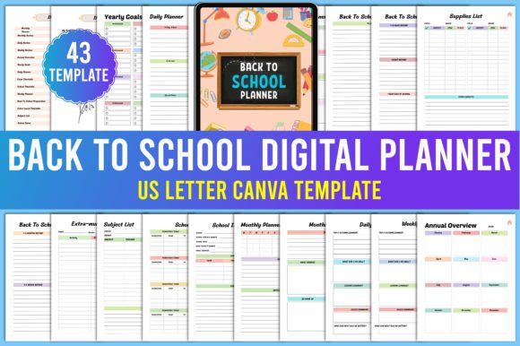 Digital Back to School Canva Templates: Streamline Your Year