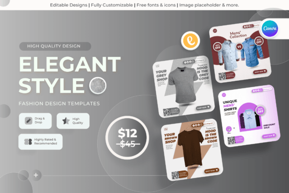 Elegant Style - Fashion Canva Templates: A Designer's Toolkit
