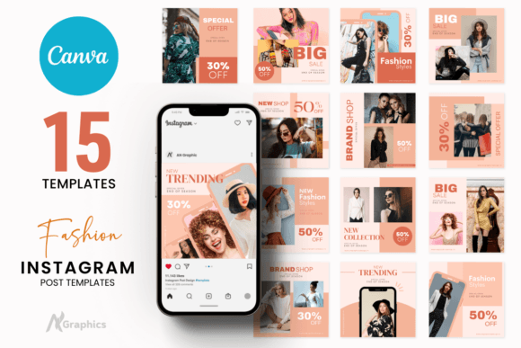 Elevate Your Feed: 15 Fashion Spl Instagram Post Templates