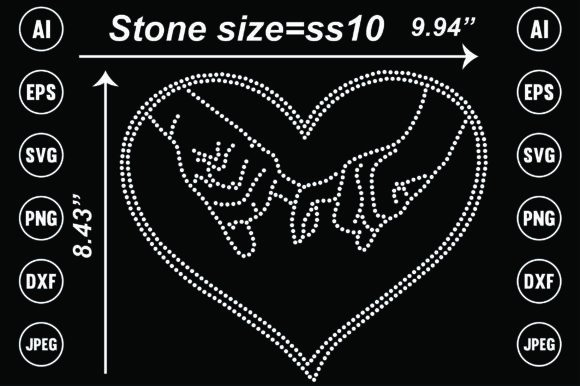 Love Rhinestone Templates Design: Sparkle Meets Strategy
