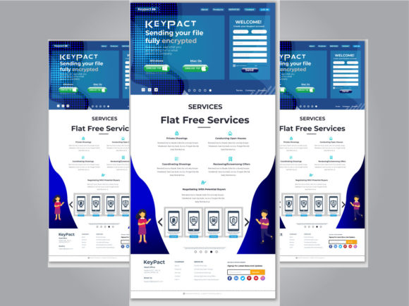 Modern Web Design with Intelligence Landing Templates