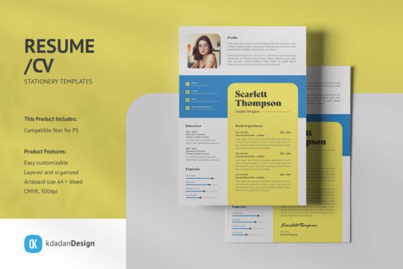 Resume CV PSD Design Templates Vol 215: A Deep Dive