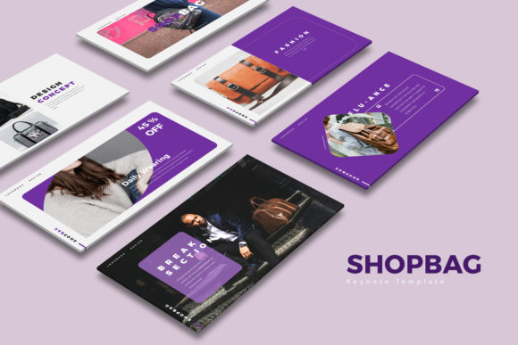 ShopBag Keynote Templates: A Versatile Design Asset