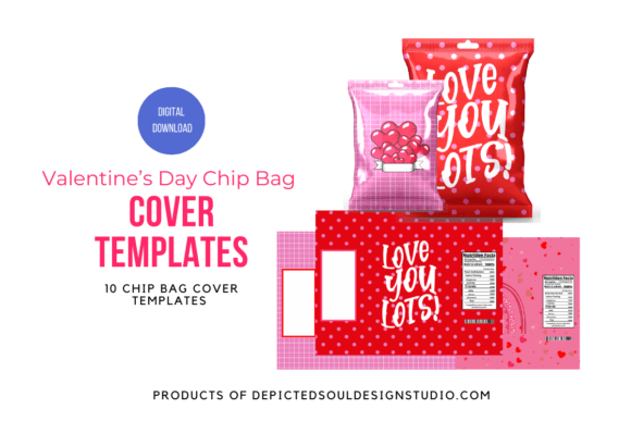 Valentine's Day Chip Bag Templates: A Sweet Treat for Creative Projects